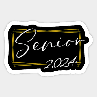 Senior 2024 Class of 2024 Graduation Sticker